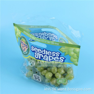 High Quality Zip Lock stand up Grape packing plastic bag